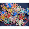 Hartie quilling 39m x 0.5 cm, 100 buc/set  + 1 ac