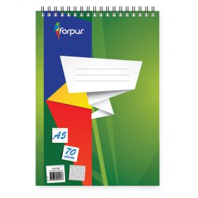 Blocnotes cu spira A5 70 file FORPUS