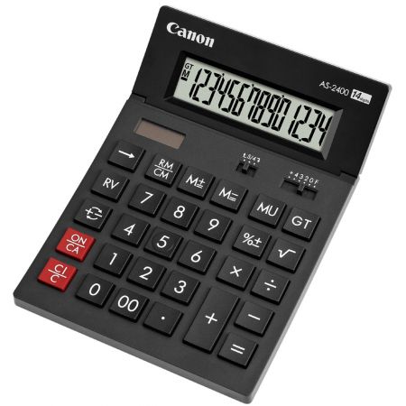 Calculator de birou cu 14 digiti cu ecran rabatabil CANON AS-2400