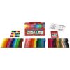 Carioci cu clip 60 culori Connector FABER-CASTELL, FC155560