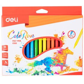 Carioci 18 culori/set DELI ColoRun