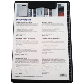 Clipboard magnetic simplu plastifiat A4, MAGNETOPLAN