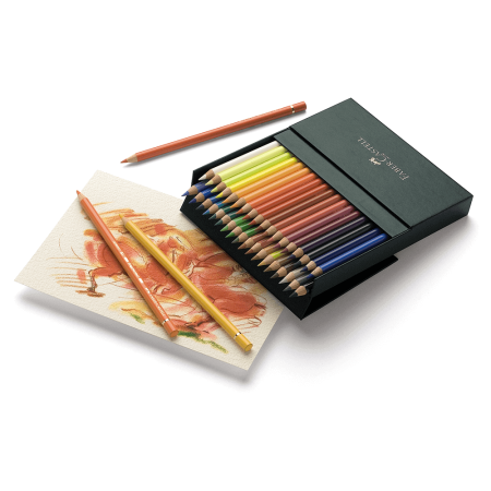Creioane colorate Polychromos FABER-CASTELL, 36 culori/cutie
