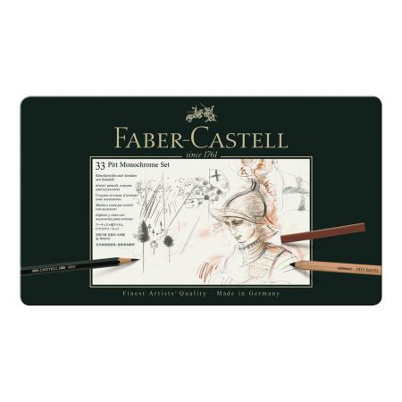 Creioane pentru arta FABER-CASTELL Pitt Monochrome