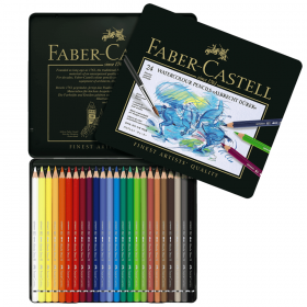 Creioane colorate acuarela FABER-CASTELL Albrecht Durer 24 culori/cutie, FC117524
