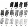 Set creion grafit STAEDTLER Mars Lumograph G12S, 12 buc/set
