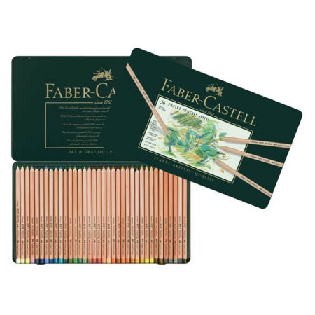 Creioane pastel FABER-CASTELL PITT, 36 buc/set
