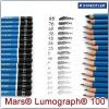 Set creion grafit STAEDTLER Mars Lumograph, 24 buc/set