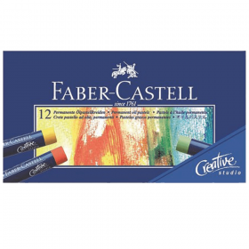 Creioane pastel ulei FABER-CASTELL 12 culori/cutie, FC127012