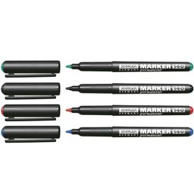 Marker permanent STANGER M140, 4 culori/set