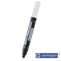 Marker permanent, alb, 2.5 cm, CENTROPEN 8586 Marker permanent, alb, 2.5 cm, CENTROPEN 8586