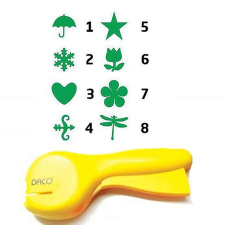 Perforator hobby hartie cu 8 forme DACO