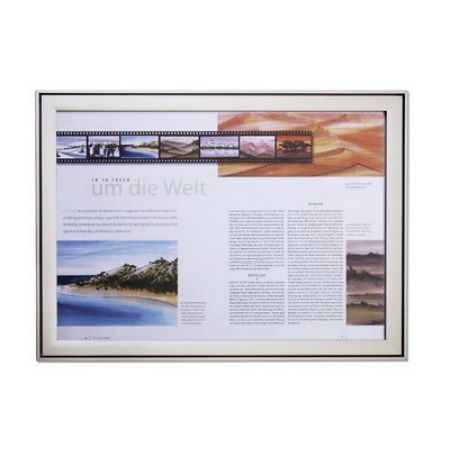 Poster board A1 (594 x 841 mm), rama aluminiu, MAGNETOPLAN