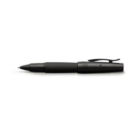 Roller FABER-CASTELL E-motion Pure Black, FC148625 + cutie cadou