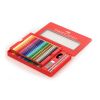Creioane colorate eco 48 culori/set FABER-CASTELL, cutie metal, FC115888