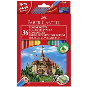 Creioane colorate eco 36 buc/set FABER-CASTELL, FC120136