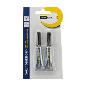 Lipici superglue 3 g, OFFICE POINT, 2 buc/set