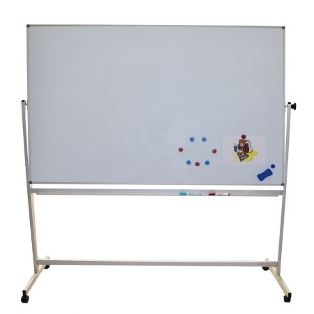 Whiteboard mobil multifunctional economic, 120x180 cm