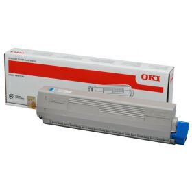 CARTUS TONER CYAN 44844507 10K ORIGINAL OKI C831N