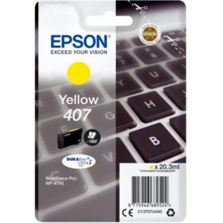 CARTUS YELLOW XL C13T07U440 38,1 ML ORIGINAL EPSON WORKFORCE PRO
