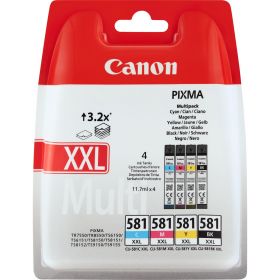 COMBO-PACK ORIGINAL CANON CMYK CLI-581XXLCMYK 