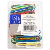 Agrafe birou colorate, 50 mm, 100 buc/cutie, ALCO