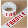 Banda adeziva alba 48mm x 60m, 48 microni, inscriptionata Fragile