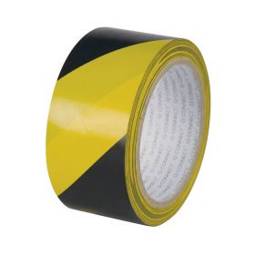 Banda adeziva pentru semnalizare 48mm x 20m, Q-CONNECT Safety Warning
