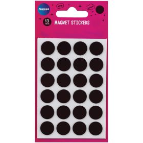 Buline magnetice adezive 13 mm CENTRUM, 48 buc/set