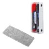 Burete whiteboard magnetic din pasla cu 2 markere MAGNETOPLAN