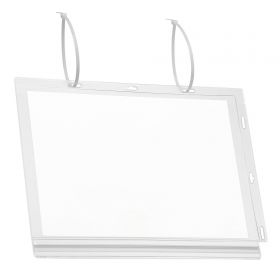 Buzunar afisaj A4, impermeabil, prindere cu soricei, DURABLE, 5 buc/set