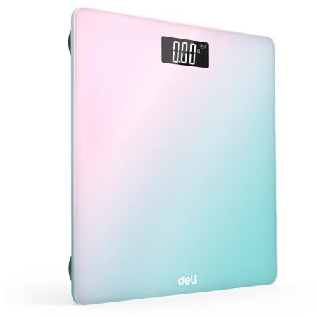 Cantar electronic de baie, afisaj LCD, DELI 86120