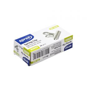 Clips cu arc 20 mm, 24 buc/cutie, SPREE