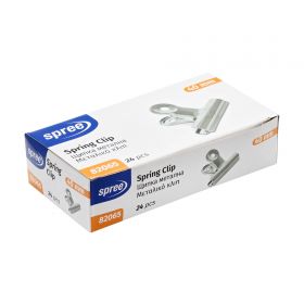 Clips cu arc 40 mm, 24 buc/cutie, SPREE
