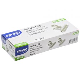 Clips cu arc 65 mm, 12 buc/cutie, SPREE