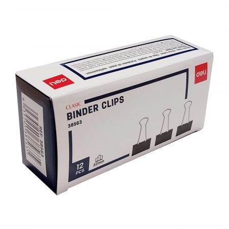 Clips 32 mm, 12 buc/cutie DELI