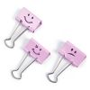 Clips color 32 mm, 20 buc/cutie, RAPESCO Emoji's