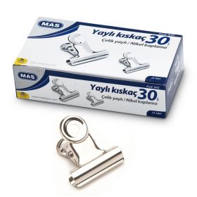 Clips cu arc 30 mm, 24 buc/cutie, MAS