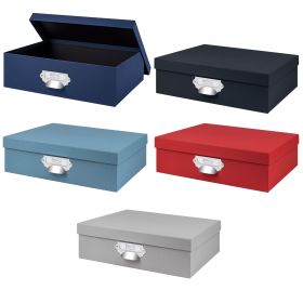 Cutie depozitare cu suport eticheta si maner ROSSLER Soho