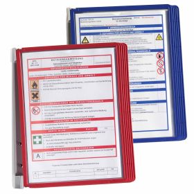 Display perete cu 5 buzunare A4, rama color, DURABLE Vario Wall 5