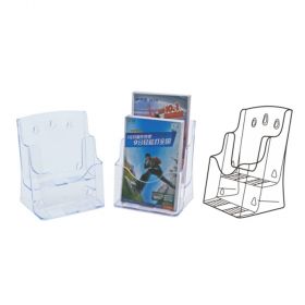 Display plastic pentru pliante, 2 x A5, KEJEA - transparent