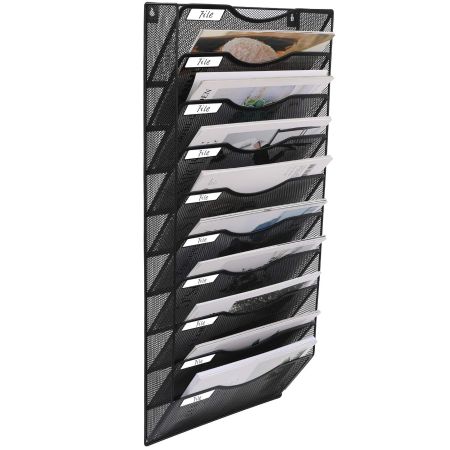 Display metalic cu 10 rafturi Mesh 658-10B