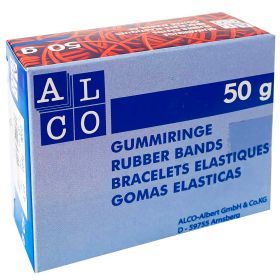 Elastice pentru bani, D 85 x 1,5 mm, 50g/cutie, ALCO