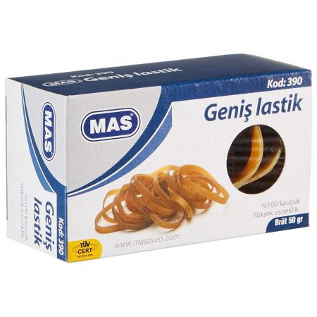 Elastice din cauciuc D 100 x 6 mm, 50g/cutie, MAS