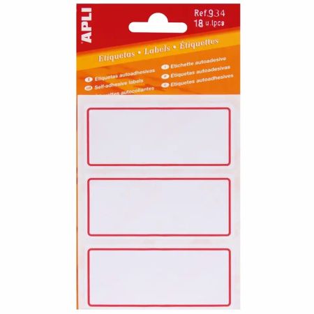 Etichete condimente 34x78 mm APLI, 18 buc/set