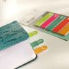 Index autoadeziv plastic 45x12 mm, 5 culori, SMART Fresh