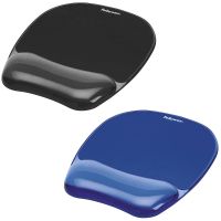 Mouse pad cu suport ergonomic pentru incheieturi FELLOWES Gel Crystal Mouse pad cu suport ergonomic pentru incheieturi FELLOWES Gel Crystal