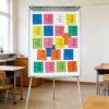 Notite magnetice pentru whiteboard, 5x7.6 cm, 24 buc/set