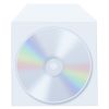 Plic plastic pentru 1 CD/DVD, Q-CONNECT, 50 buc/set