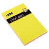 Notes autoadeziv liniat 98x150 mm, 100 file, color neon D.RECT